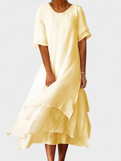 Eloise - Stylish Layered Midi Dress