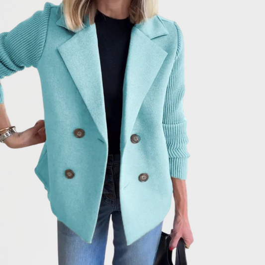 Lena - Elegant Knitted Blazer