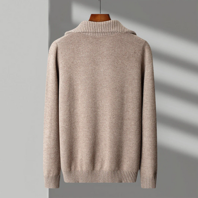 Taranto Merino Wool Zip Sweater