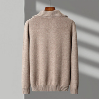 Taranto Merino Wool Zip Sweater