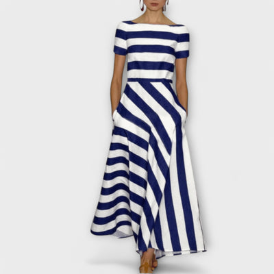Janell - Striped Maxi Dress