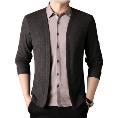 2-in-1 shirt and cardigan