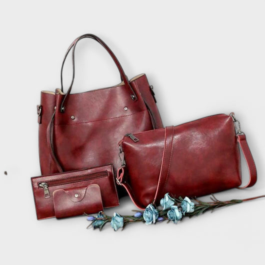 Lora. - 4-Piece Vintage Bag Set