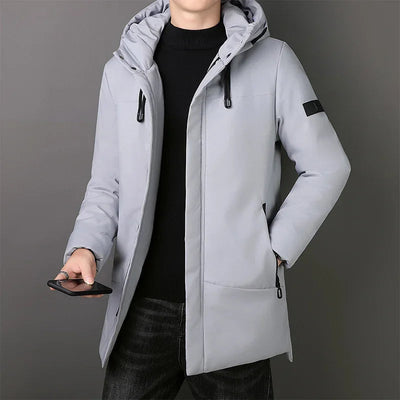Elegant Long Men's Jacket