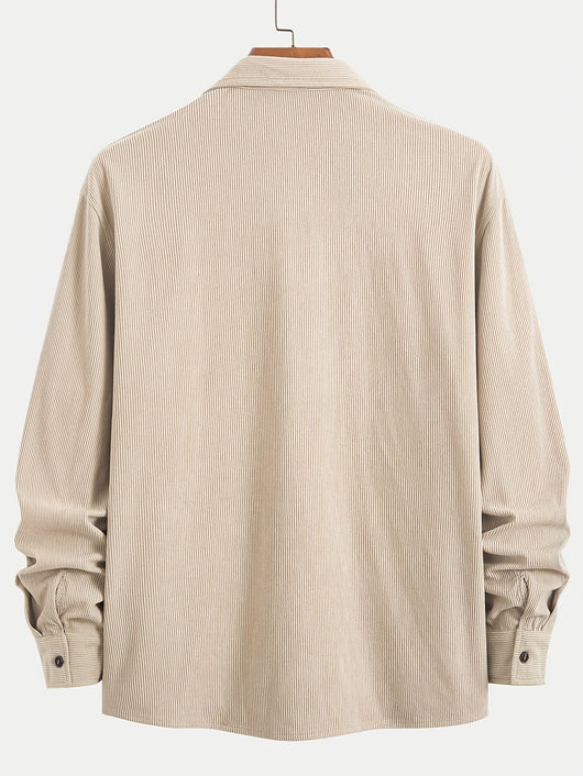 Casual Corduroy Cardigan