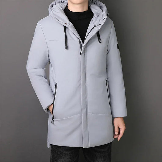 Elegant Long Men's Jacket