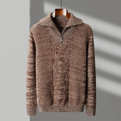Taranto Merino Wool Zip Sweater