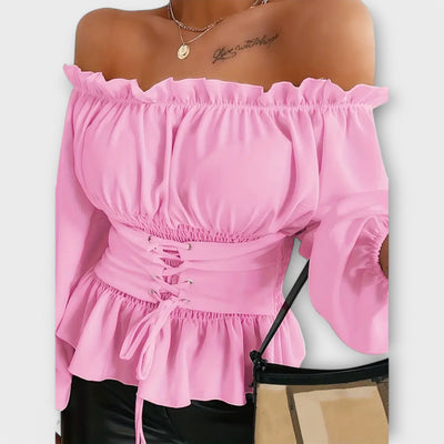 Amelia β Blouse with Ruffle Details