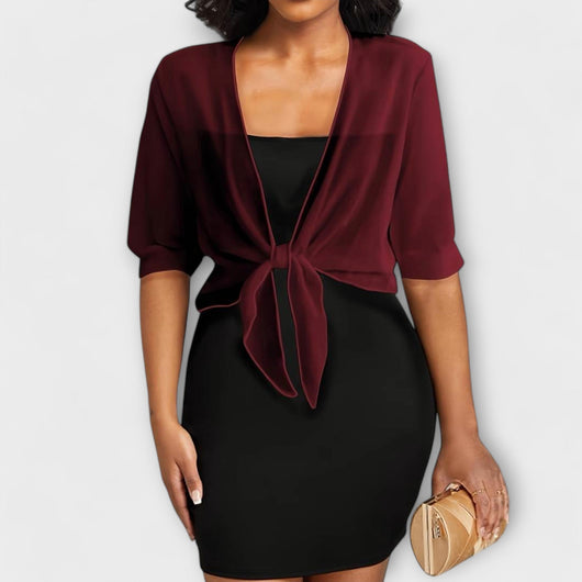 Olivia – Blouse with Open Front