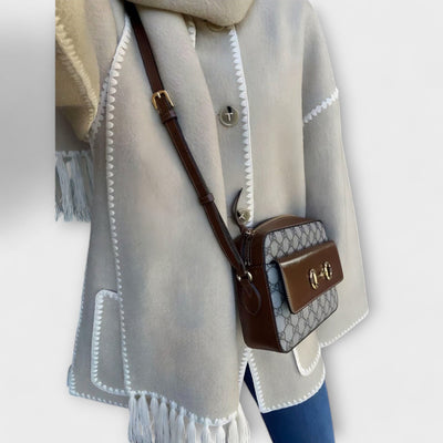 Chanel - Stylish Scarf Coat