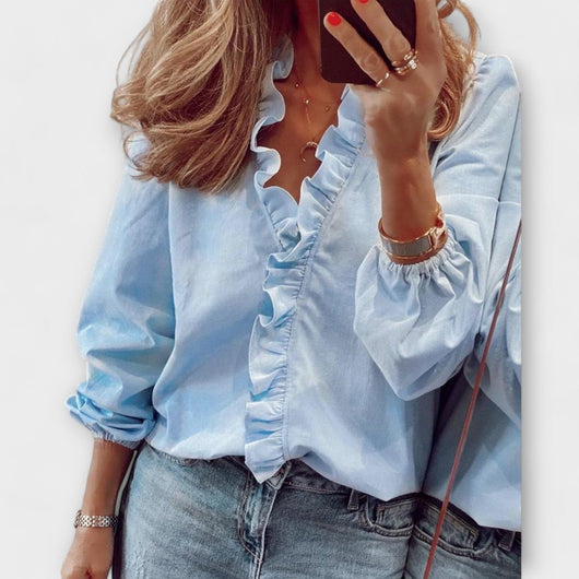 Sarah β An Elegant and Unique Blouse