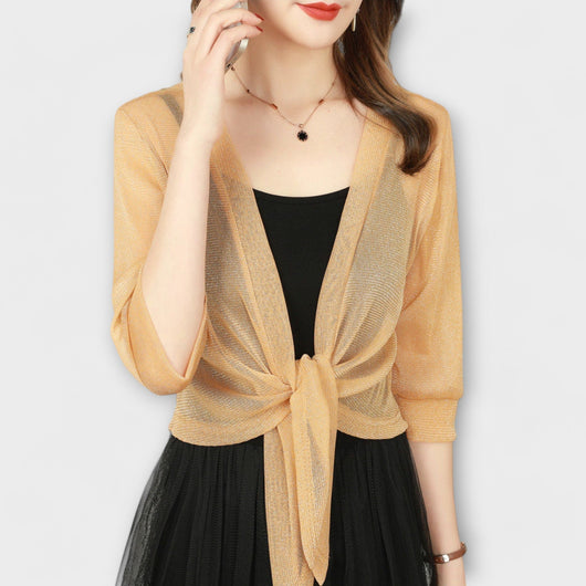 Olivia – Blouse with Open Front