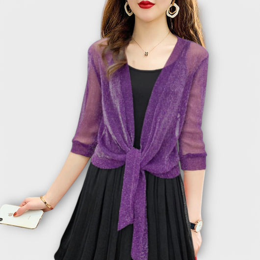 Olivia – Blouse with Open Front