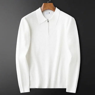 Elegant Men's Zip Sweater