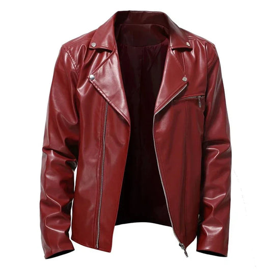 Casual Men's Leather Jacket