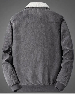Elegant Fleece Lined Corduroy Jacket