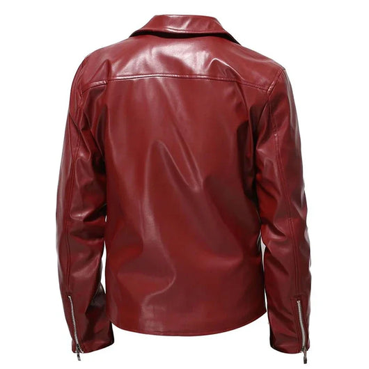 Casual Men's Leather Jacket