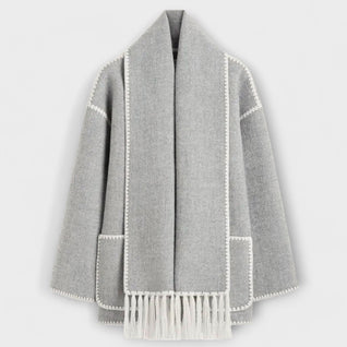 Chanel - Stylish Scarf Coat