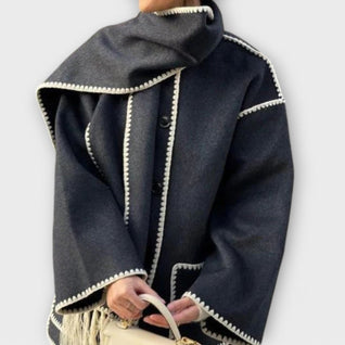 Chanel - Stylish Scarf Coat