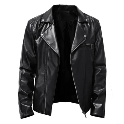 Casual Men's Leather Jacket