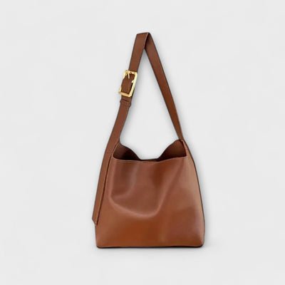 Lora. β Elegant Leather Shoulder Bag