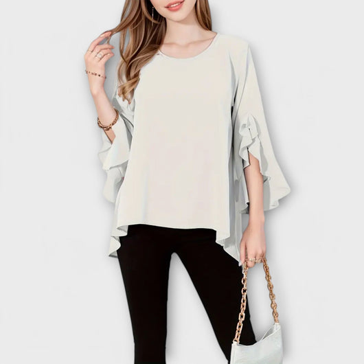 Aria – The Perfect Spring Blouse with Round Neck