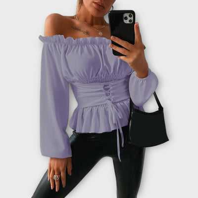 Amelia β Blouse with Ruffle Details