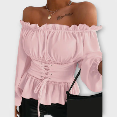 Amelia β Blouse with Ruffle Details