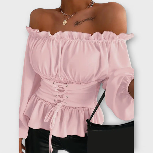 Amelia β Blouse with Ruffle Details