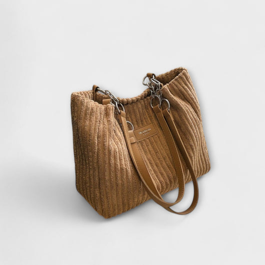 Lora. - Soft Cord Shoulder Bag