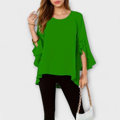 Aria – The Perfect Spring Blouse with Round Neck
