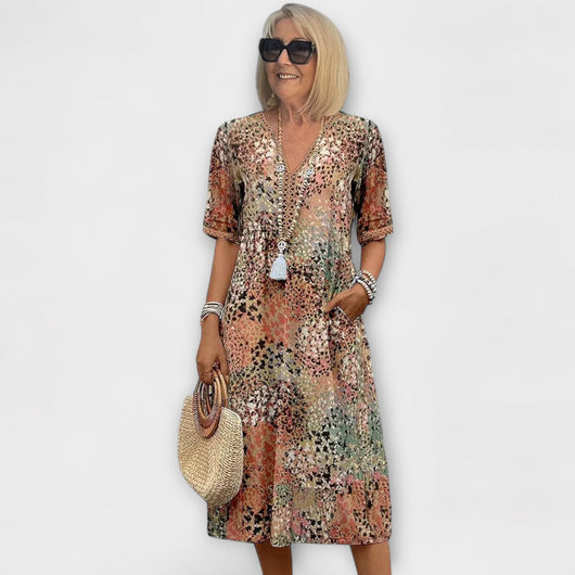 Jasmine - Vibrant Floral Dress