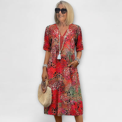 Jasmine - Vibrant Floral Dress