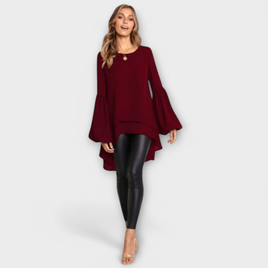 Aria – The Perfect Spring Blouse with Round Neck