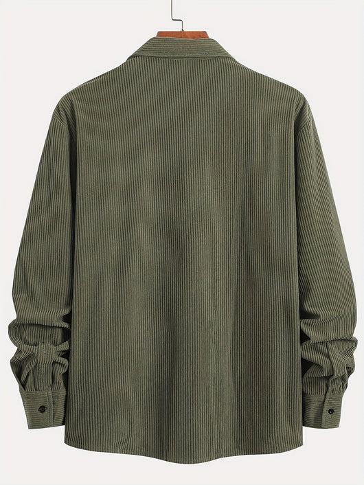 Casual Corduroy Cardigan