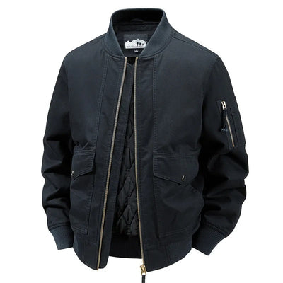 Elegant Cotton Bomber Jacket