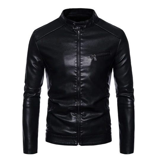 Plush Lined Leather Jacket