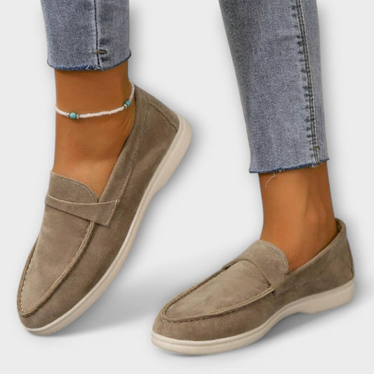 Elegant Women's Suede Loafers