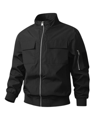 Elegant Windbreaker Bomber Jacket