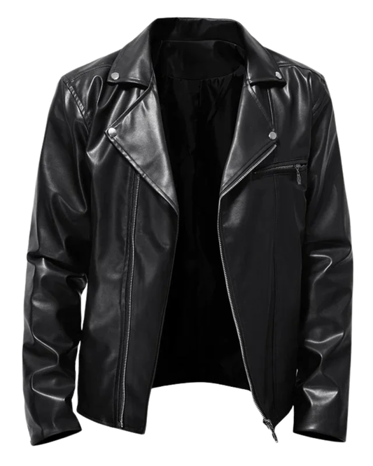 Casual Men's Leather Jacket