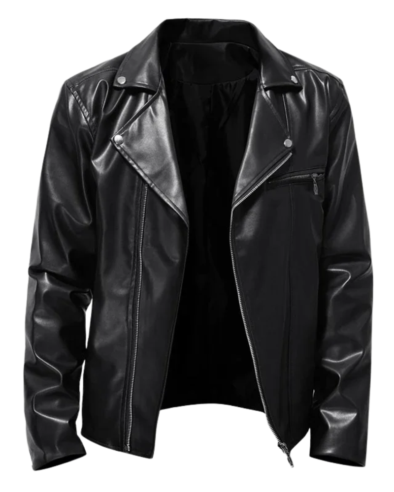 Casual Men's Leather Jacket