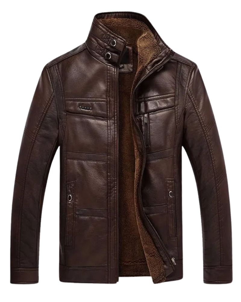 High-Quality Leather Men's Jacket