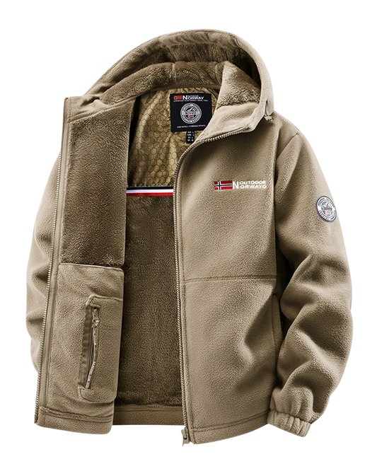 Elegant Thermal Fleece Jacket
