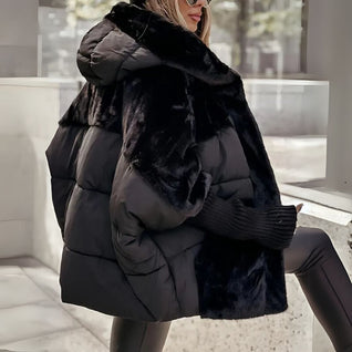 Ava - puffer jacket with teddy mix