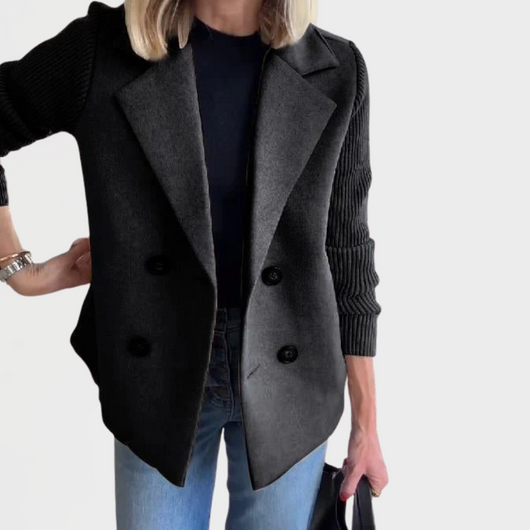 Lena - Elegant Knitted Blazer