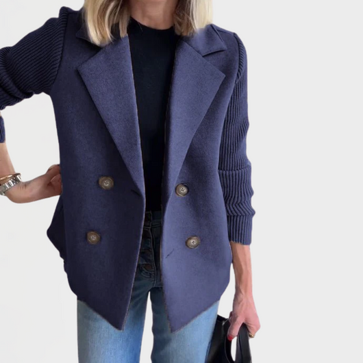 Lena - Elegant Knitted Blazer
