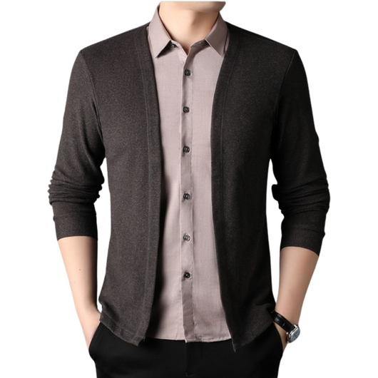 2-in-1 shirt and cardigan