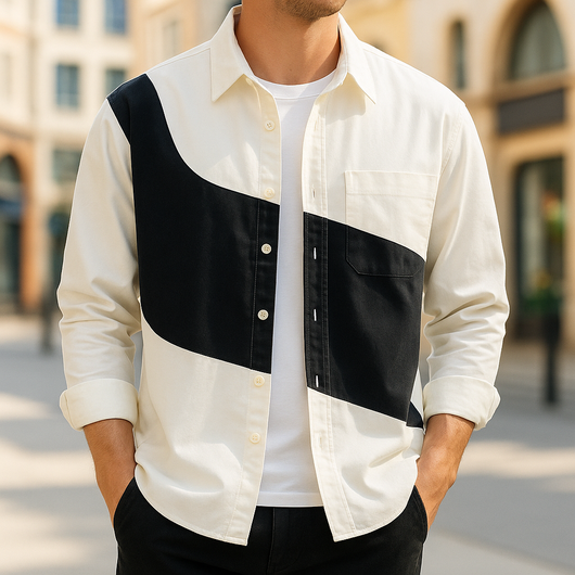Cotton Bicolor Shirt
