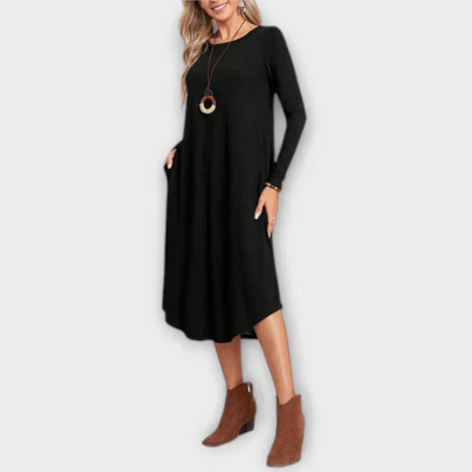 Winter Dress with Long Sleeves