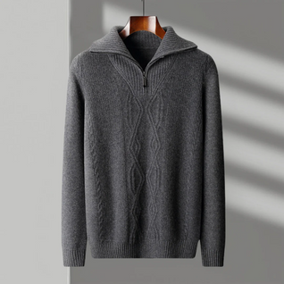 Taranto Merino Wool Zip Sweater